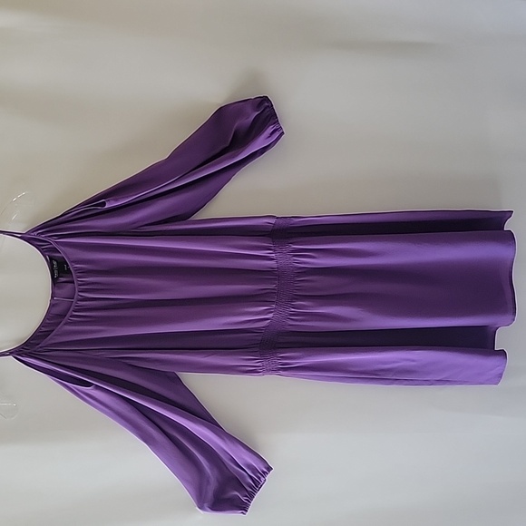 White House Black Market Dresses & Skirts - WHITE HOUSE BLACK MARKET | Purple Cold  Shoulder Top